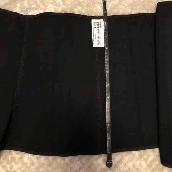 WGS Premadonna Waist Trainer Black Faux Leather - Picture 8 of 14